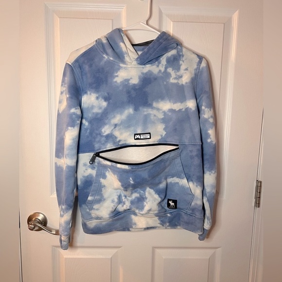Abercrombie Kids Cloud TieDye Sweatshirt with Controller Pocket 13/14 - Picture 5 of 8
